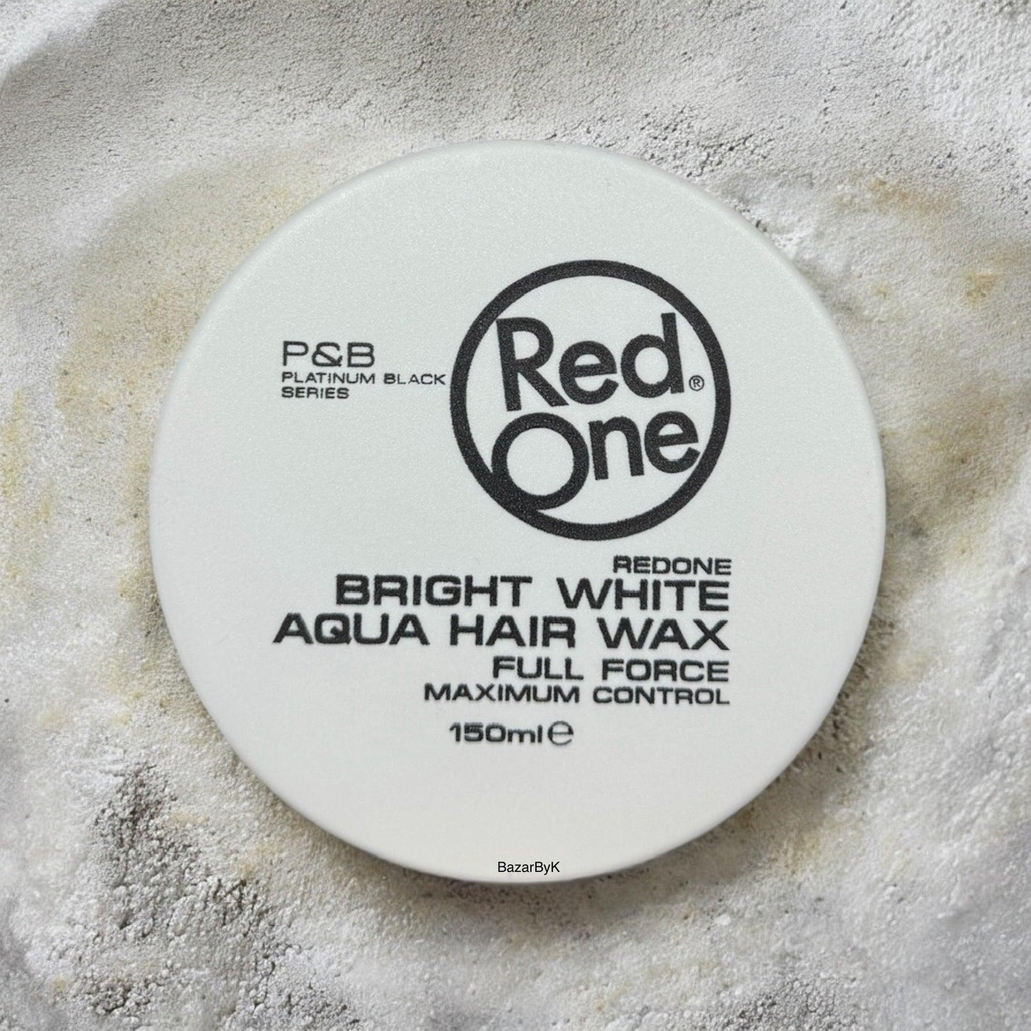 Cire Coiffante Red One Bright White - Aqua Hair Wax Fixation Forte 150 ml - BAZAR BY K