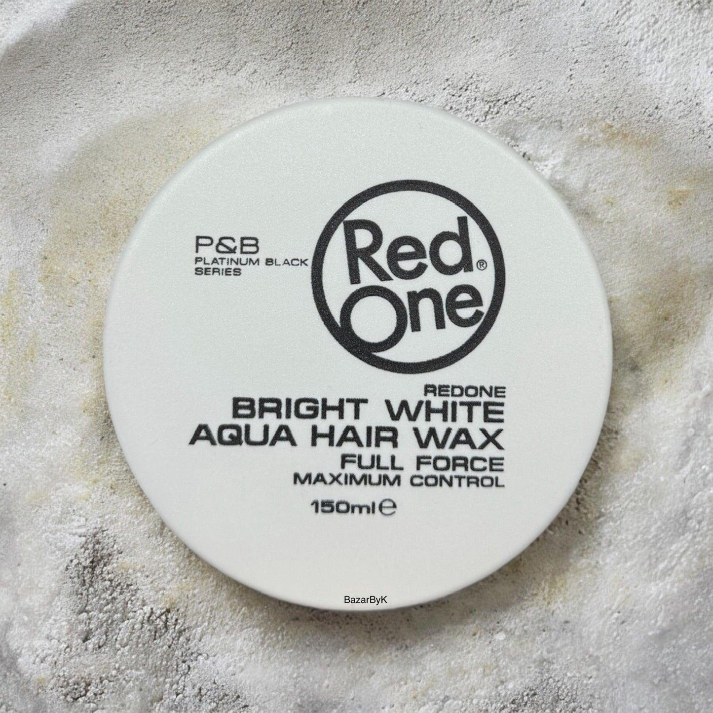 Cire Coiffante Red One Bright White - Aqua Hair Wax Fixation Forte 150 ml - BAZAR BY K
