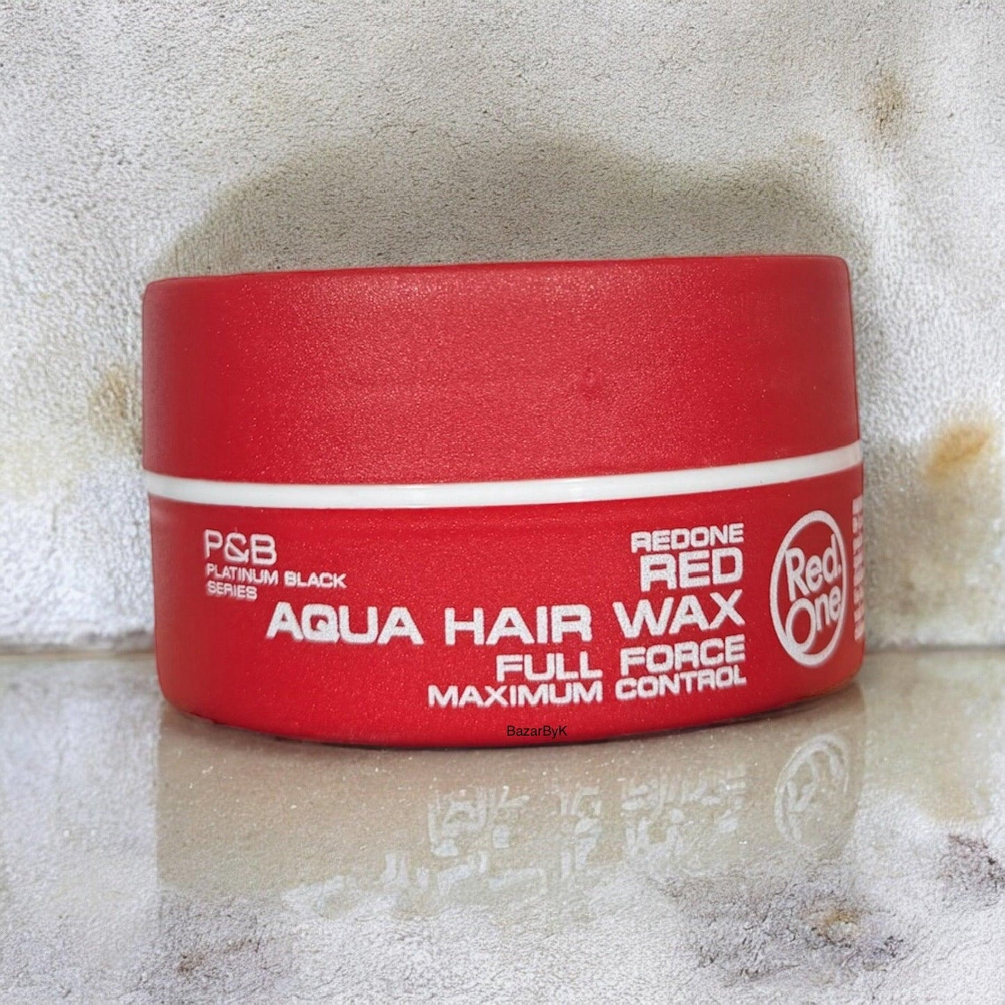 Cire Coiffante Red One Rouge - Aqua Hair Wax Fixation Maximum 150 ml - BAZAR BY K