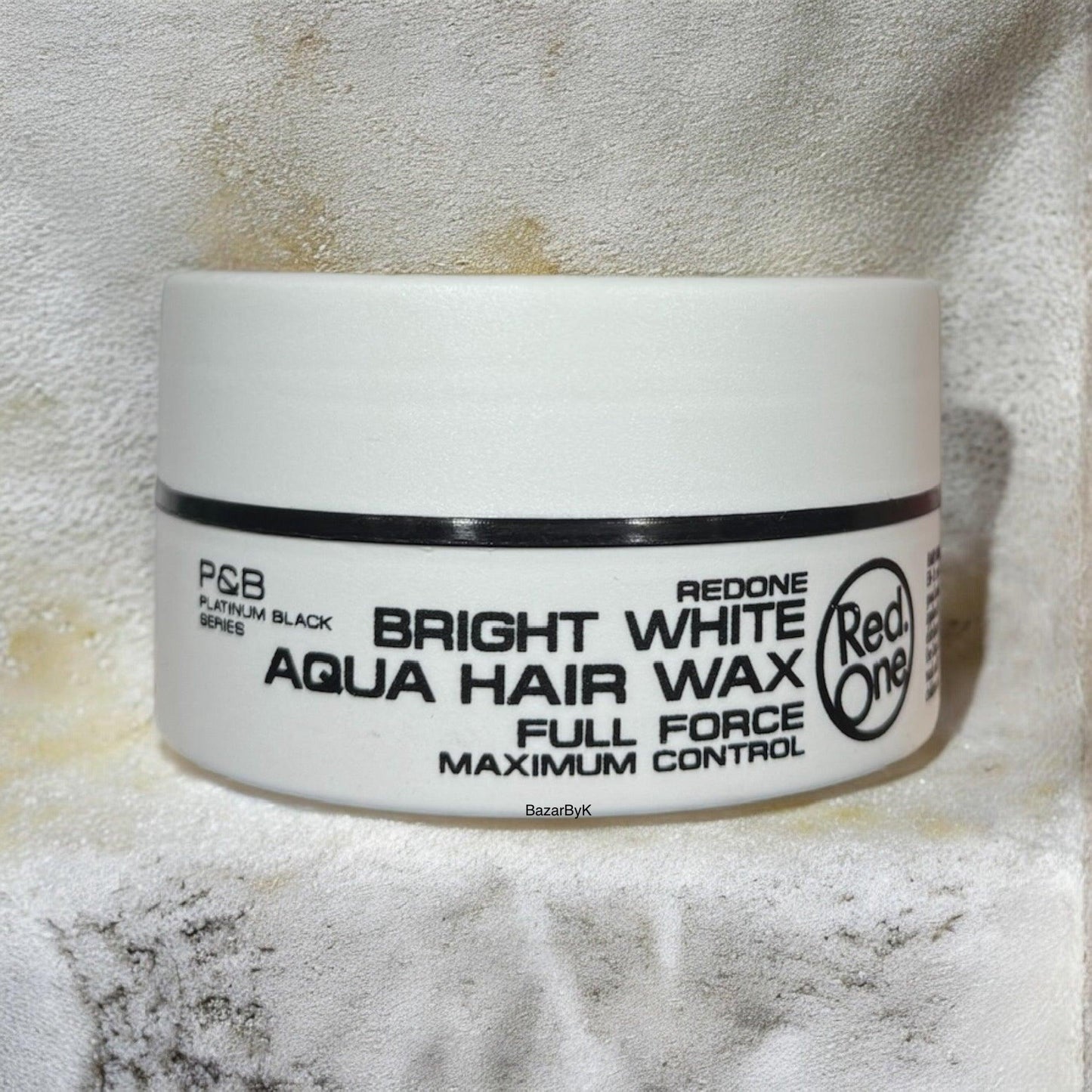 Cire Coiffante Red One Bright White - Aqua Hair Wax Fixation Forte 150 ml - BAZAR BY K
