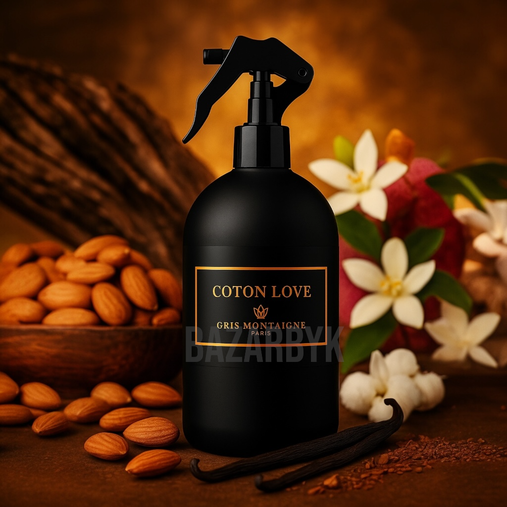 Parfum d’Interieure et Textile - Cotton Love - Gris Montaigne