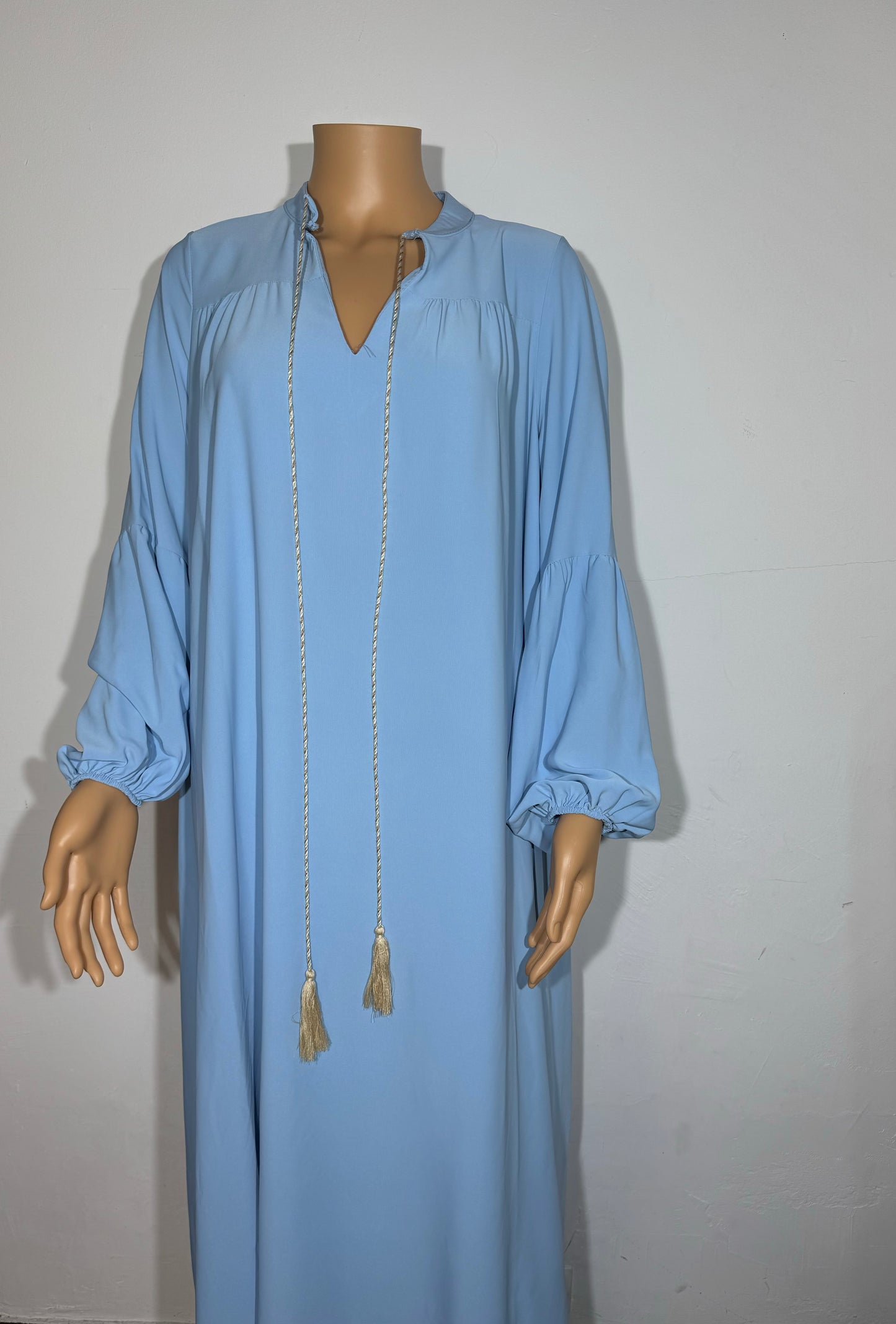 ABAYA 1 PIECE AVEC POMPOM - BAZAR BY K