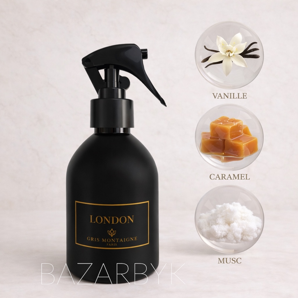 Parfum d’Intérieur et Textile - London - Gris Montaigne