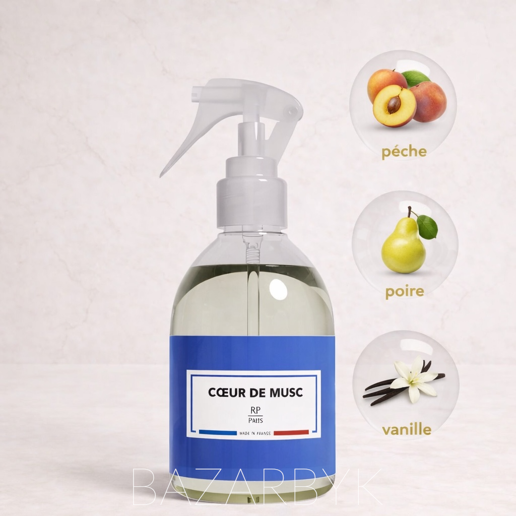 Parfum d’Intérieur et Textile - Cœur De Musc - RP Paris