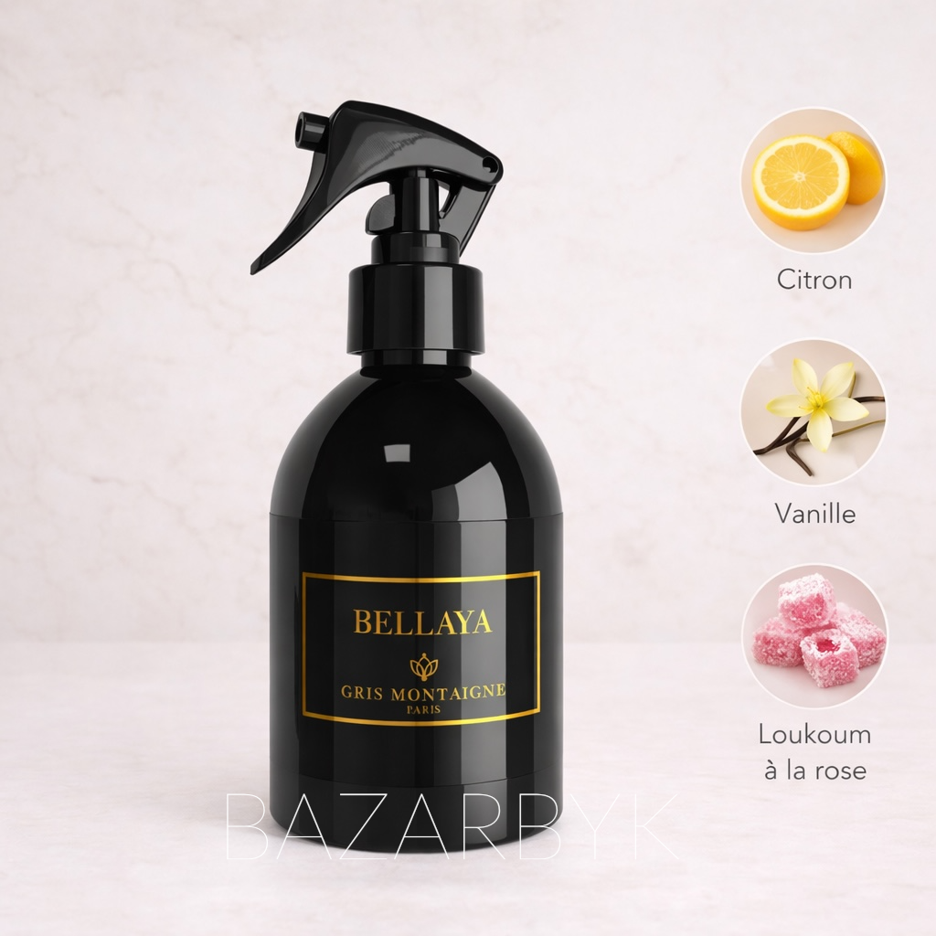 Parfum d’Intérieur et Textile - Bellaya - Gris Montaigne