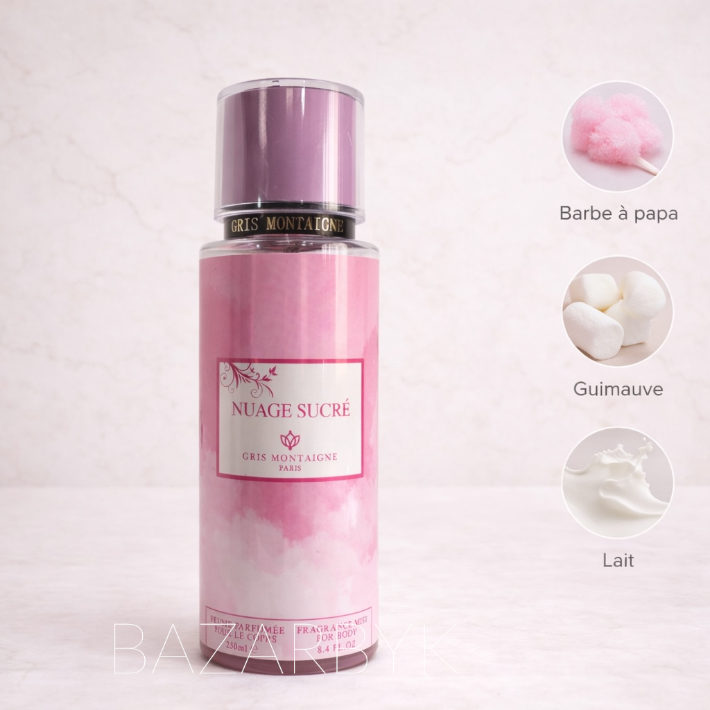 Brume Parfumée - Nuage Sucrée - Gris Montaigne Paris
