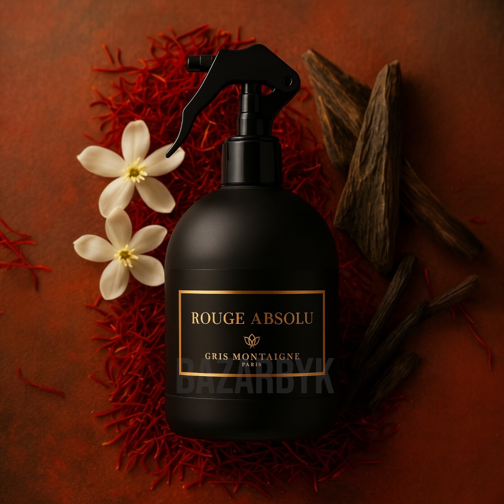 Parfum d’Intérieur et Textile - Rouge Absolu - Gris Montaigne