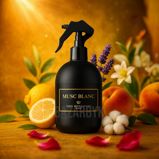 Parfum d’Intérieur et Textile - Musc Blanc - Gris Montaigne