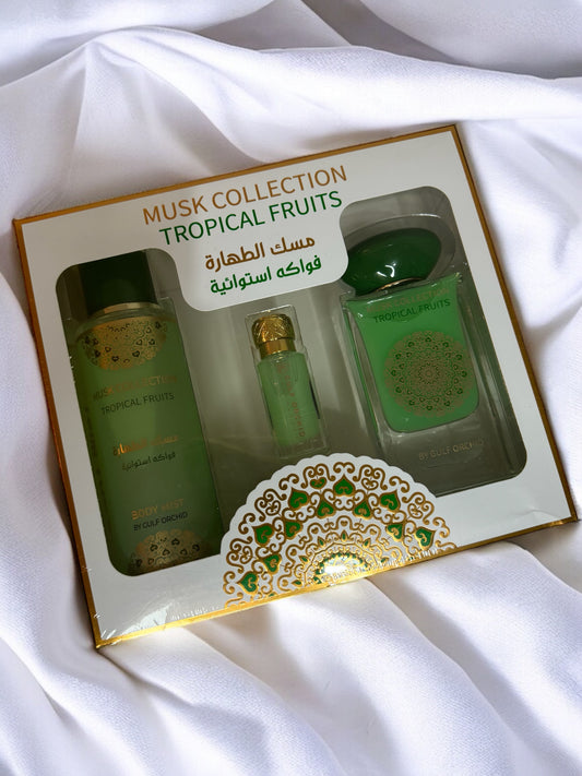 COFFRET MUSK COLLECTION TROPICAL FRUITS