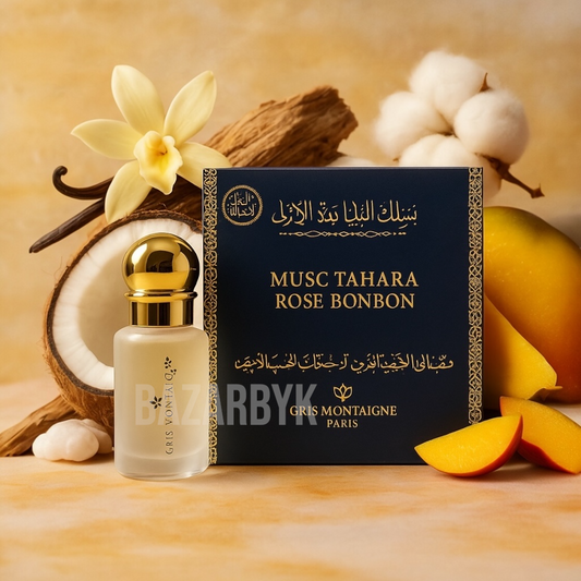 Rose Bonbon - Musc Tahara - Gris Montaigne