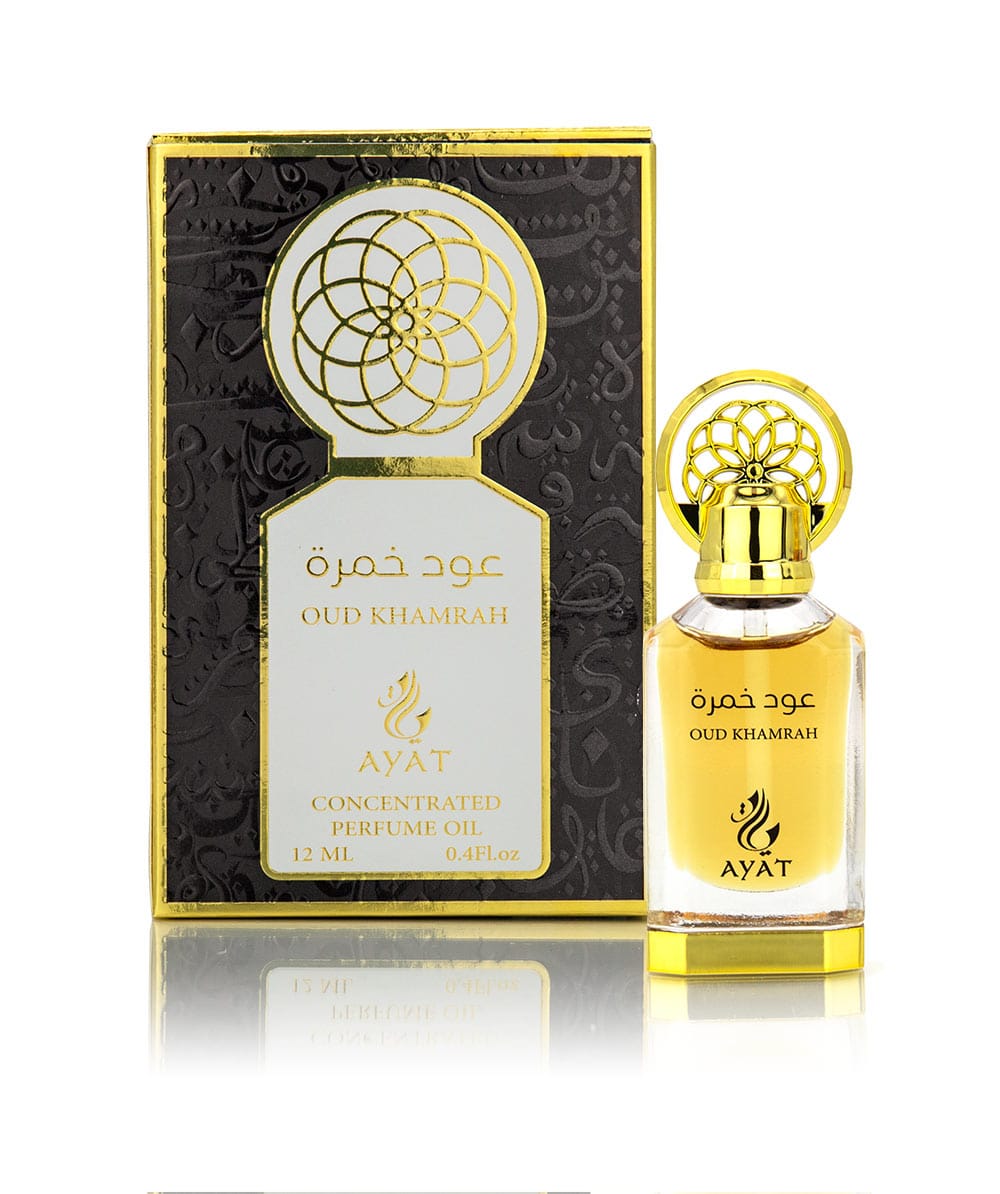 Huile Parfumée Oud Khamrah – Ayat Perfumes – 12 ml