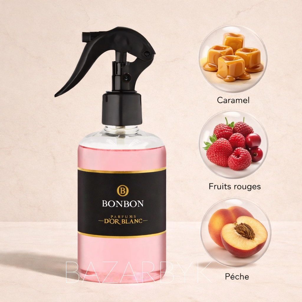 Spray Textile - Bonbon - Parfums D’Or Blanc