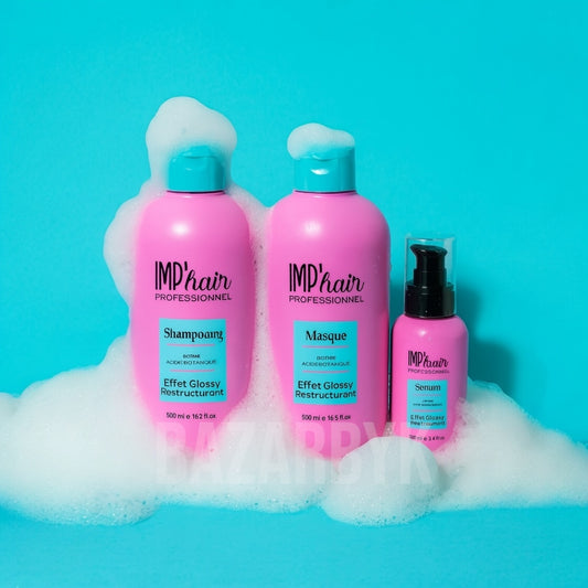 Trio Shampoing Masque & Serum Biotine & Acide Hyaluronique - Imp’hair