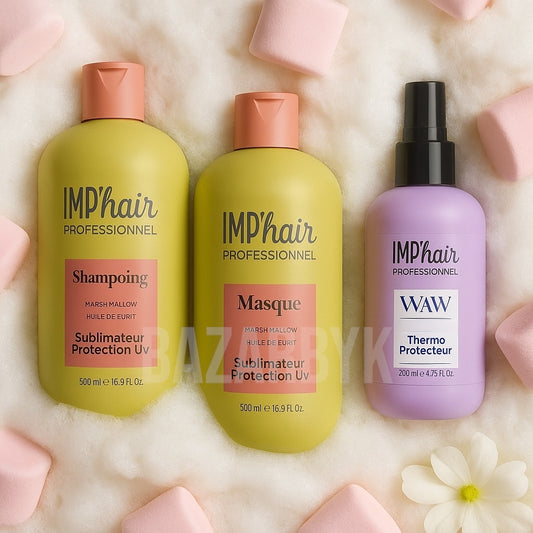 Trio Shampoing & Masque Marshmallow & Huile de Buriti – Imp’hair