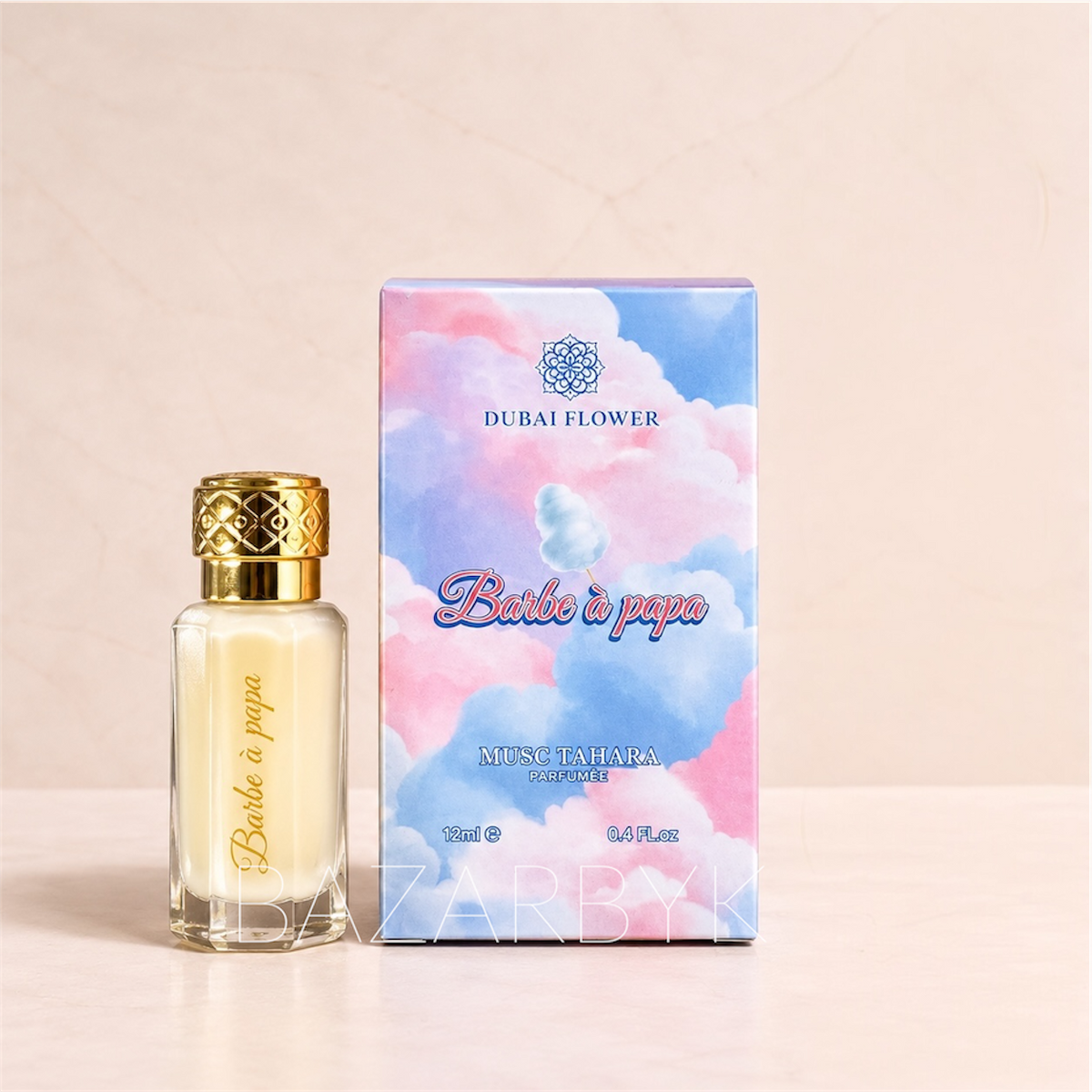 Musc Tahara Barbe à Papa Musc Parfumé 12 ml Dubai Flower