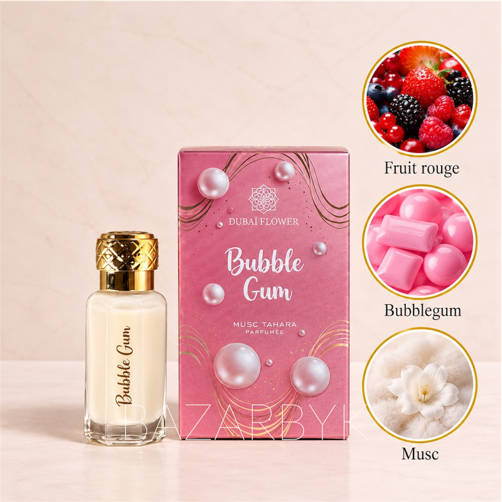 Musc Tahara Bubble Gum Musc Parfumé 12 ml Dubai Flower - photo 2