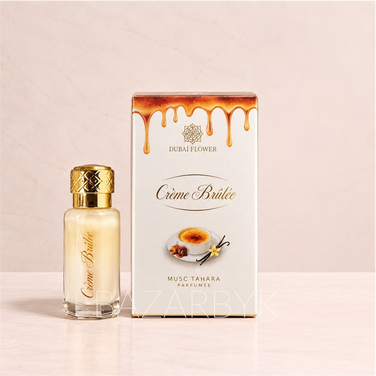 Musc Tahara Crème Brûlée Musc Parfumé 12 ml Dubai Flower