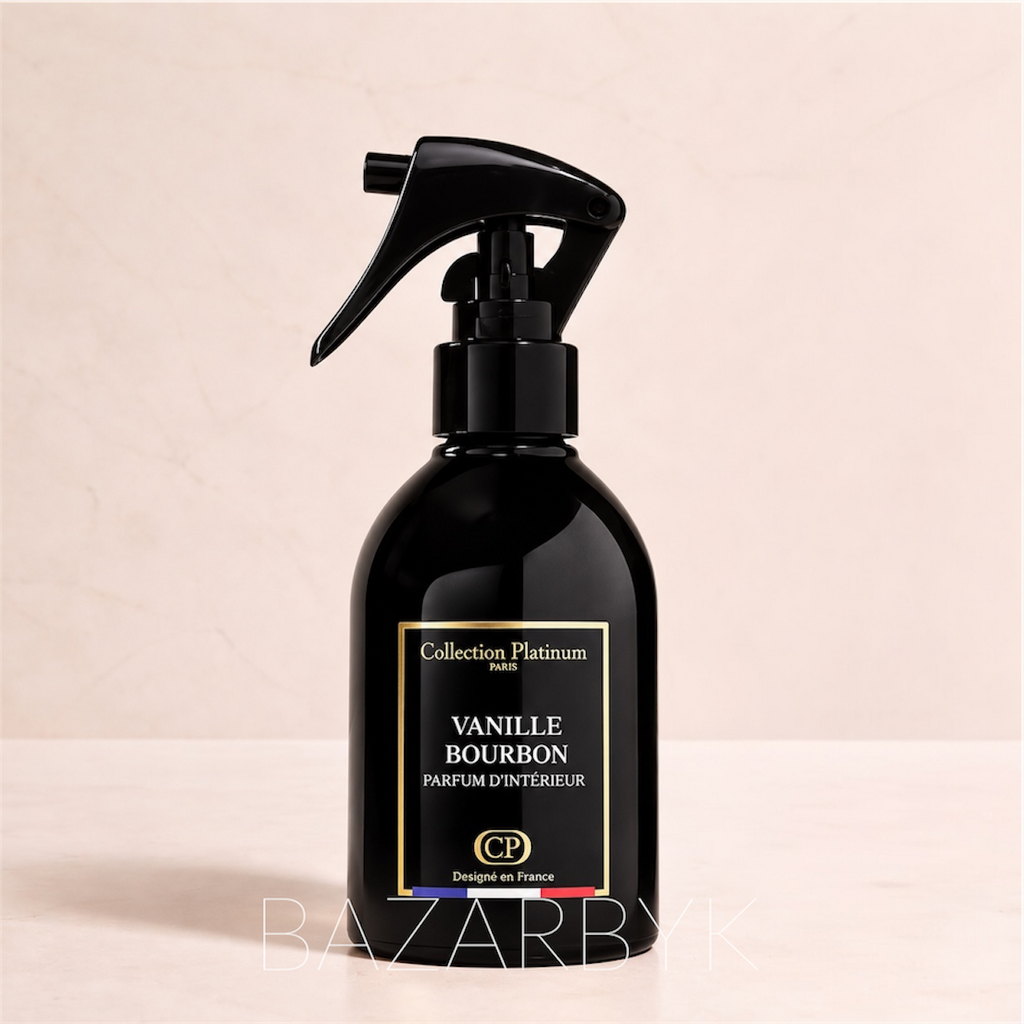 Spray Textile Vanille Bourbon 250 ml Collection Platinium